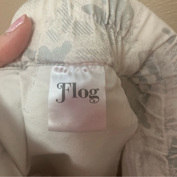 Bevy Flog Shely Jogger White Gray Silver Camo Size 24 - Picture 12 of 13